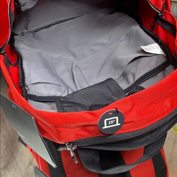 ❤️ Nike Brasilia 30L Backpack red/black/white - Picture 7 of 8